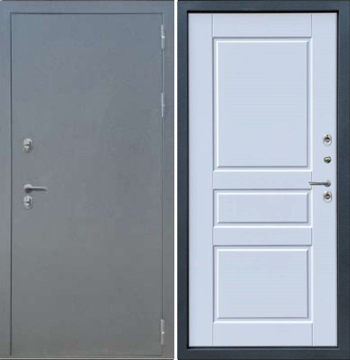 Дверь СТРАЖ Т-20 ТЕРМО VELLUTO BIANCO DIS007267