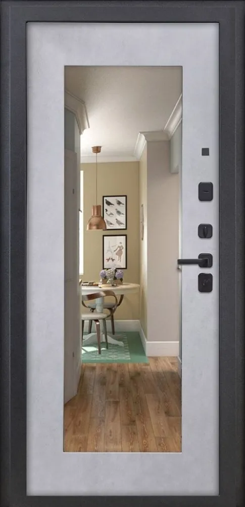 Товар Дверь ДвериПРО L Термо ФЛЗ-603 Бетон снежный DPRO195647