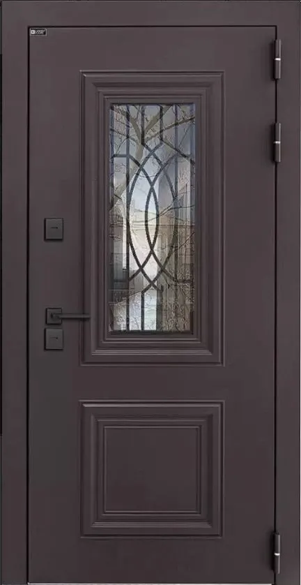 Товар Дверь Сияна коричневая 8019 Термо DIS007395